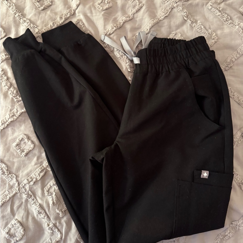 FIGS Black Uman Jogger